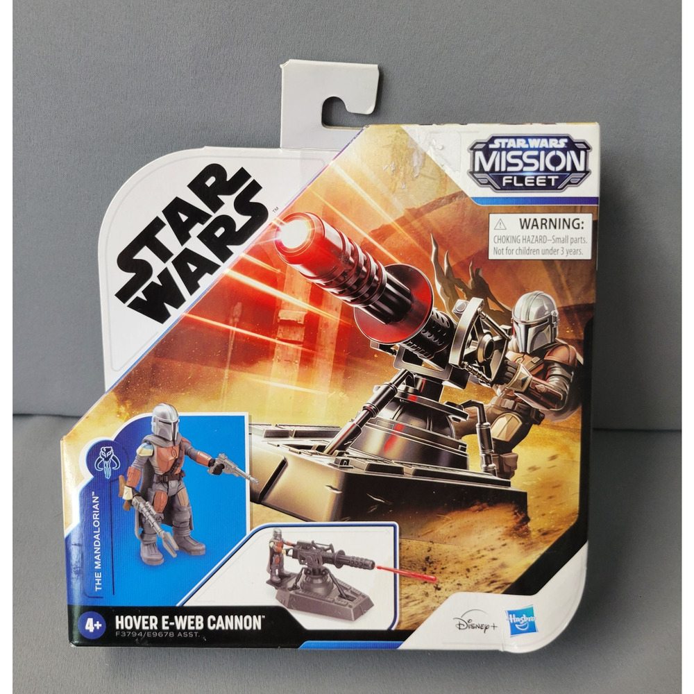 Star Wars Mission Fleet The‎ Mandalorian Hover E-Web Cannon Hasbro Toy Boxed